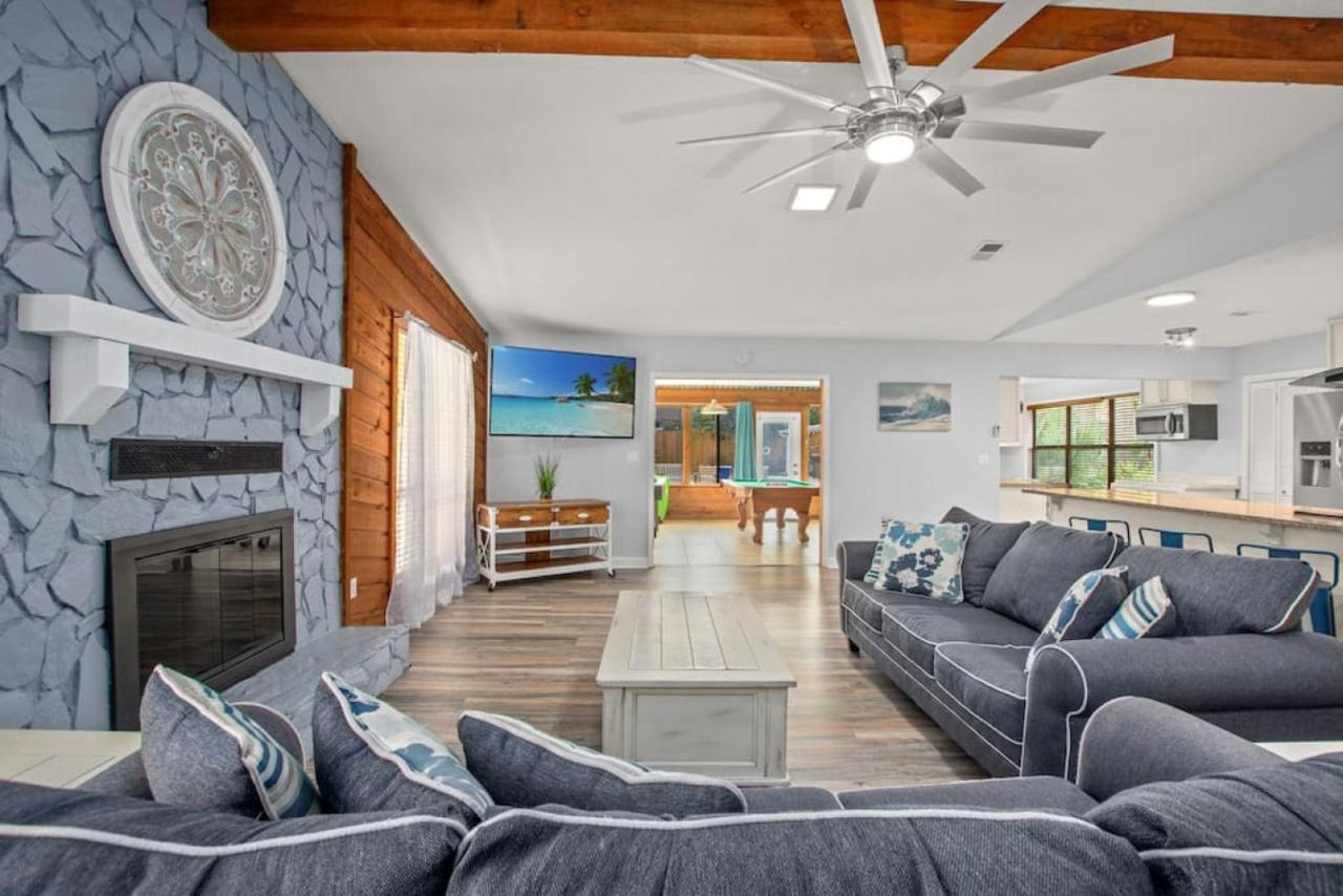 The Flip Flop Stop - Private Heated Pool, Pool House, Backyard Oasis And Game Room Panama City Beach Zewnętrze zdjęcie