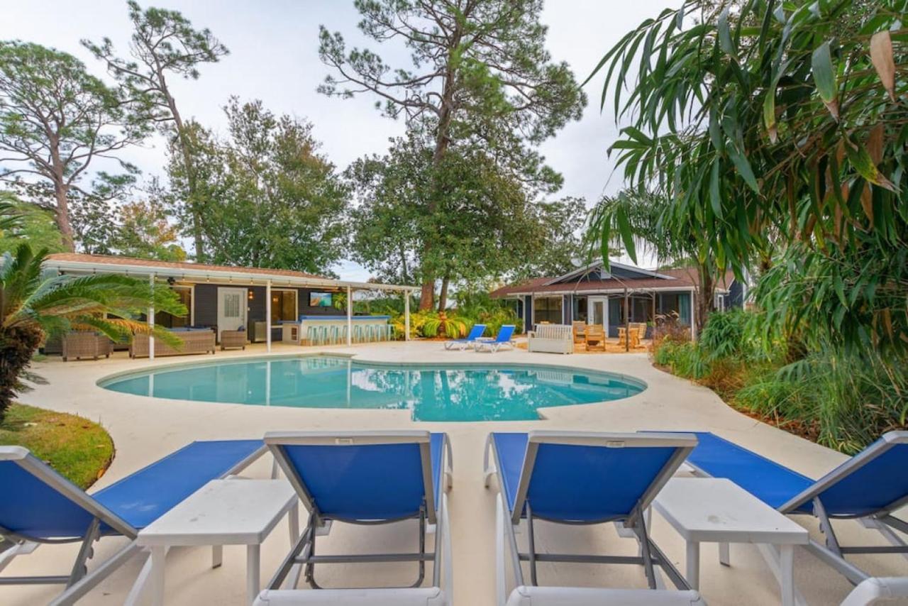 The Flip Flop Stop - Private Heated Pool, Pool House, Backyard Oasis And Game Room Panama City Beach Zewnętrze zdjęcie