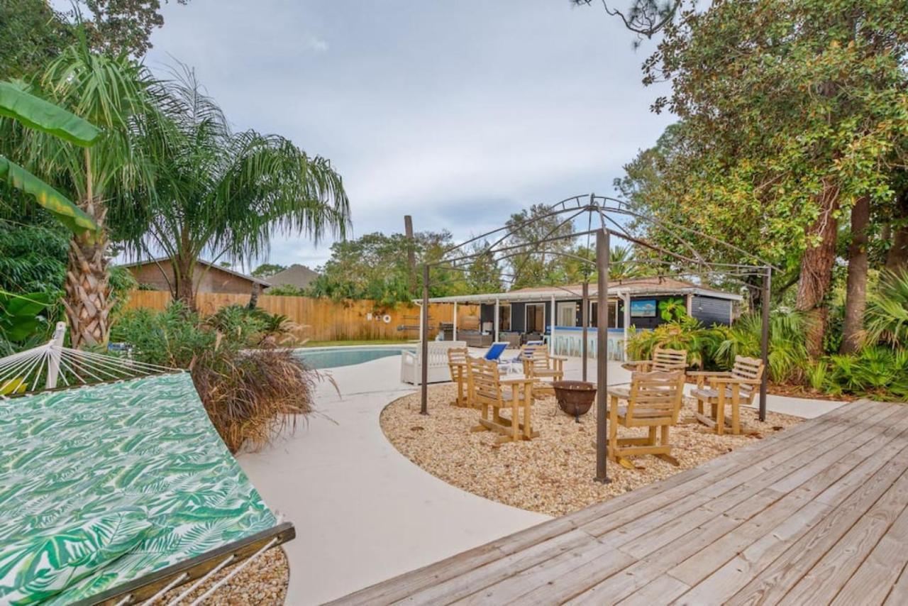 The Flip Flop Stop - Private Heated Pool, Pool House, Backyard Oasis And Game Room Panama City Beach Zewnętrze zdjęcie