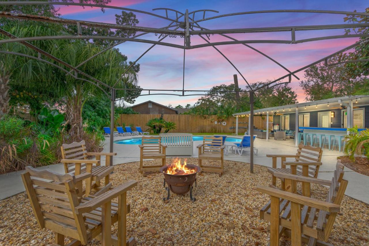 The Flip Flop Stop - Private Heated Pool, Pool House, Backyard Oasis And Game Room Panama City Beach Zewnętrze zdjęcie